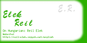 elek reil business card